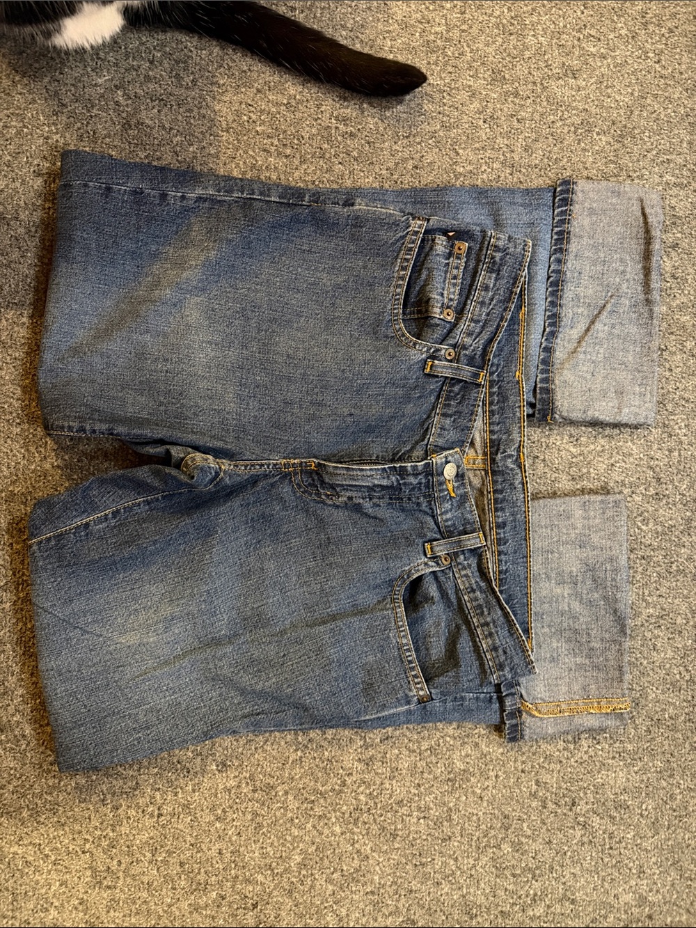 Ralph Lauren Bootcut Leg Studded Logo Jean Size 8